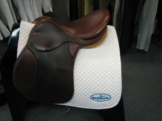 Used Crosby Sofride Close Contact / Jumping Saddle 17 Brown  