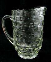   Fostoria American Glass Crystal 1 1/2 Qt 48 Oz Pitcher Water Lemonade