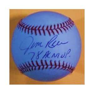 Jim Rice Autographed Ball   NEW 78 AL MVP Official