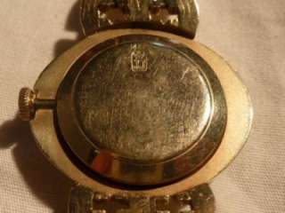 Vintage Jules Jurgensen 14k gold wrist watch mens / womens antique 49 