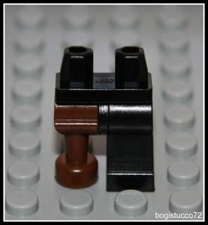 Lego Pirates x1 Black Classic Brown Peg Leg ★ Captain Soldier 