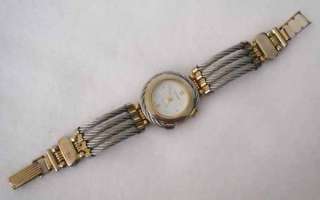 Vintage Lavoni Silver & Gold Tone Ladies Watch  