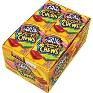 Jolly Rancher Trop Fruit Chew Box (Pack of 12)  Grocery 