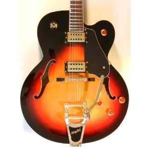  Shine Wno645 Bigsby (3 Tone Sunburst) Musical Instruments