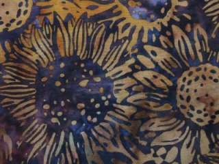 Cornucopia Sunflower Batik Robert Kaufman Fabric Yd  