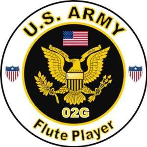  United States Army MOS 02G Flute & Piccolo Player Decal 