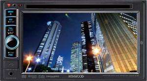 Kenwood DDX 419 6.1 In Dash Double DIN DVD Receiver Bluetooth, iPhone 