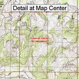  USGS Topographic Quadrangle Map   Traverse City SW 