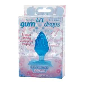 Bundle LiL Gum Drops Ridged Blue and 2 pack of Pink Silicone Lubricant 