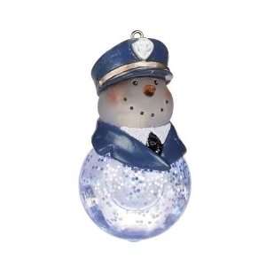 Pack 24 Glitter Buddies Lighted LED Police Officer Snowman Christmas 