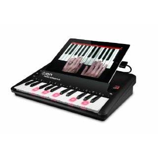 ION Audio PIANO APPRENTICE 25 note Lighted Keyboard for iPad, iPod and 