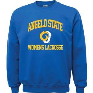  Angelo State Rams Royal Blue Youth Womens Lacrosse Arch 