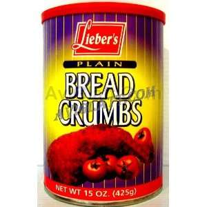 Liebers Plain Bread Crumbs 15 oz Grocery & Gourmet Food