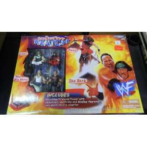   Play set includes The Rock, X Pac, The Big Show & Kane Toys & Games
