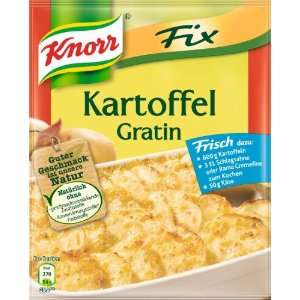 Knorr Fix potato gratin (Kartoffel Gratin) (Pack of 4)  