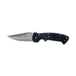 75 Partially Serrated Modified Clip Point Blade Crawford/Kasper 