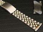 NOS 20mm Gold tone & Steel Jubilee link Watch Band