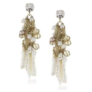  Lee Angel Marion Cultured Pearl Stick Cluster Earring Jewelry