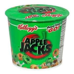 Kelloggs Apple Jacks Cereal, 1.5 oz Grocery & Gourmet Food