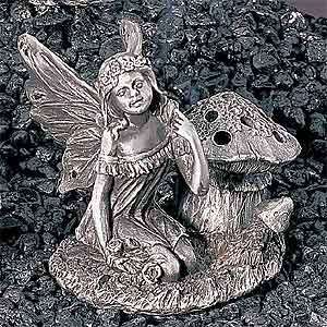 Fairy Pewter Incense Cone Burner 3 Inches H 