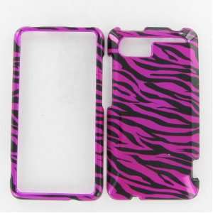  HTC Vivid Zebra on Hot Pink Hot Pink/Black Protective Case 