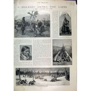  Holiday Lapps 1897 Reindeer Tent Peter Rome Leinster