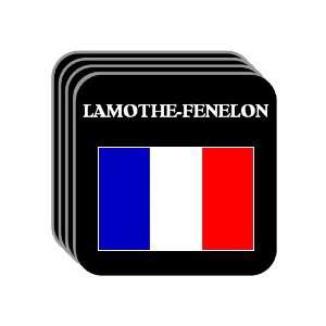  France   LAMOTHE FENELON Set of 4 Mini Mousepad Coasters 