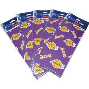  Pro Specialties Los Angeles Lakers Team Logo Gift Wrap   5 