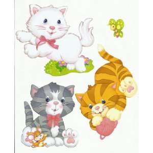  Kitten Wall Decor  Peel and Stick Removable Wall Stickers 