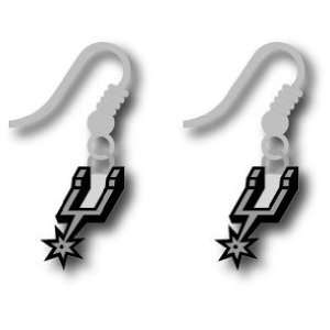 San Antonio Spurs   NBA Team Logo Dangler Earrings  Sports 