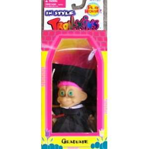  5 Trollkins Graduate(pink hair) Toys & Games