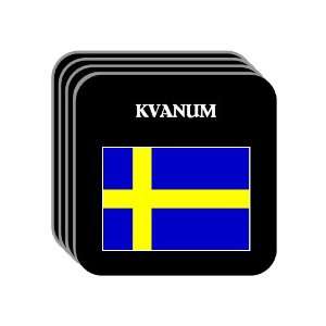  Sweden   KVANUM Set of 4 Mini Mousepad Coasters 