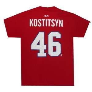 Andrei Kostitsyn #46 Montreal Canadiens Reebok T Shirt  
