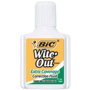  16 Pack BIC USA INC BIC WITE OUT CORRECTION FLUID EXTRA 