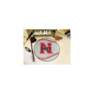  Nebraska Huskers NCAA Baseball Round Floor Mat (29 