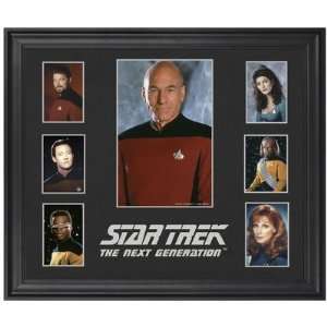 Star Trek 7 Photograph Framed Collage  Details The Next Generation 