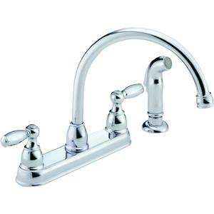    Delta Faucet #P99575LF Chrome 2Hand Lever Faucet