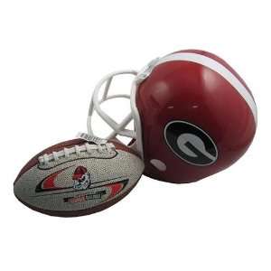 Georgia Bulldogs NCAA Helmet & Football Set  Sports 