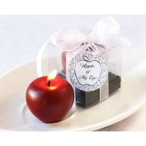  Apple of My Eye Mini Candle in Gift Box with Ribbon and 