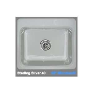   53 Phenix Kitchen Sink Single Bowl Self Rimming Three Hole 53 3 40