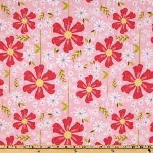  44 Wide Riley Blake Sweet Divinity Daisy Pink Fabric By The Yard 