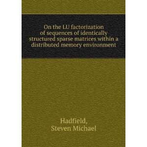   distributed memory environment Steven Michael Hadfield Books