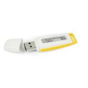   8GB USB Flash Driver USB 2.0 White / Yellow
