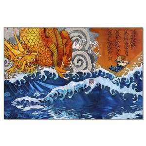  Large Dragon Poster Japanese Large Poster by  