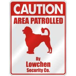  CAUTION  AREA PATROLLED BY LOWCHEN SECURITY CO.  PARKING 