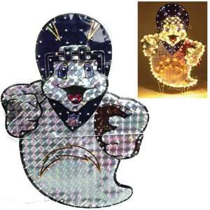  San Diego Chargers 44 Lighted Ghost Halloween Lawn Figure 