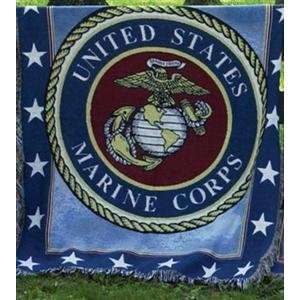  Marine Corps Tapestry Throw 50 x 60