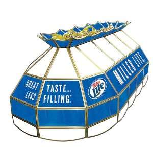  Miller Lite Stained Glass 40 Inch Lighting Fixture   Game 