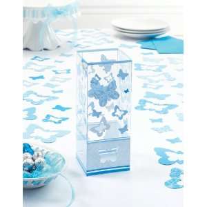  Set/6 Butterfly Centerpieces Blue