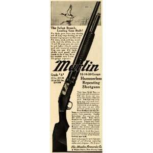   Shotguns Caliber Gauge Duck Hunting Firearms   Original Print Ad Home